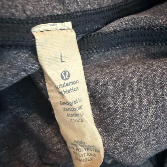 Lululemon Men's For The People Short Heathered Gray Size L Stretch - Picture 3 of 4